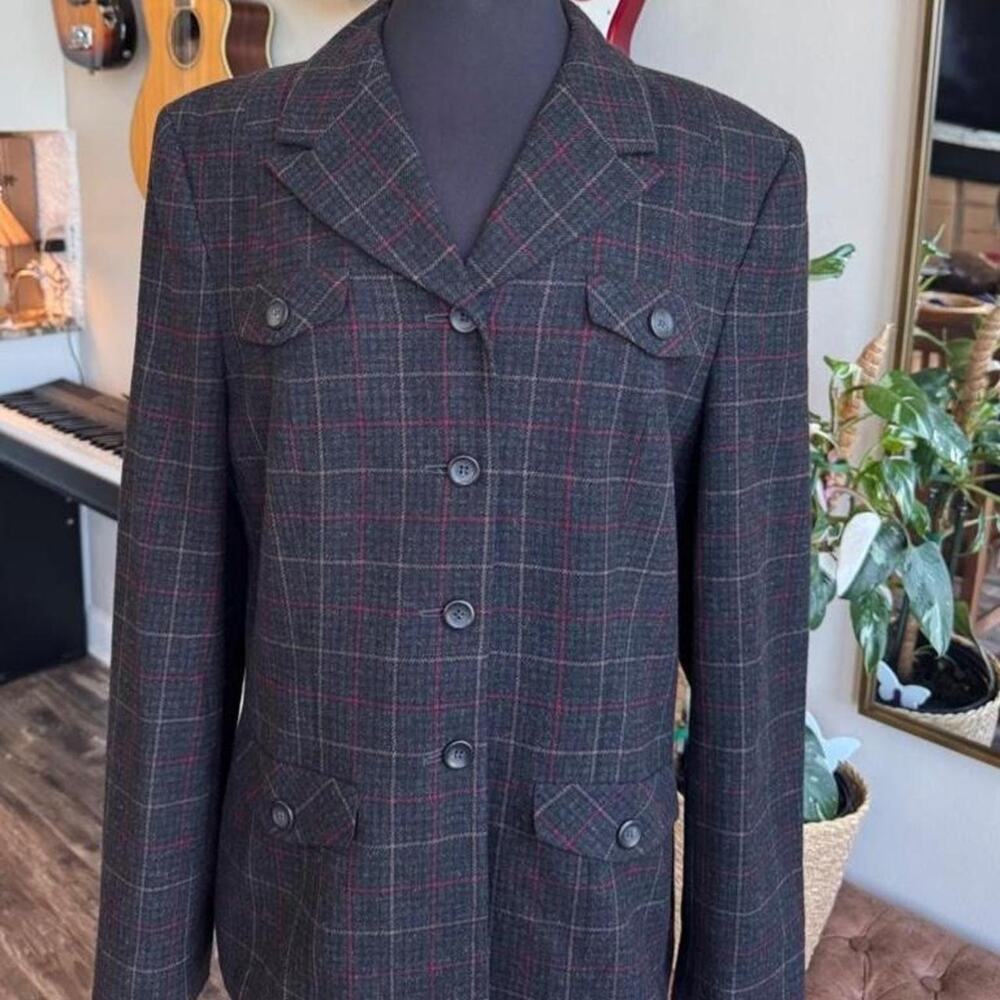Vintage Pendleton 100% Pure Virgin Wool Field Blazer / Safari Jacket